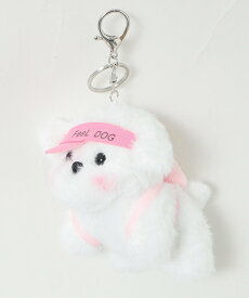 WEGO LADY'S FEEL DOGぬいぐるみキーホルダー ウィゴー インテリア・生活雑貨 その他のインテリア・生活雑貨 イエロー ピンク