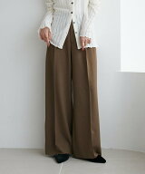 Discoat とろみ2タックワイドパンツ《WEB限定カラーあり》 ディスコート パンツ その他のパンツ ブラック…