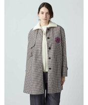 楽天市場】ノーカラーコート（柄刺繍）（コート・ジャケット 