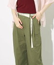 別注 トリミングツイルパンツ