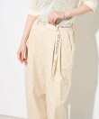 別注 トリミングツイルパンツ