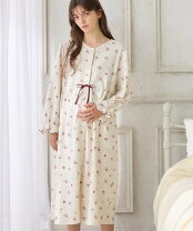 花柄 ワンピース マタニティウェア・授乳服 マタニティ・ママ用品 キッズ・ベビー・マタニティの通販