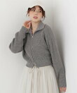 <a/mie>フロントジップニット