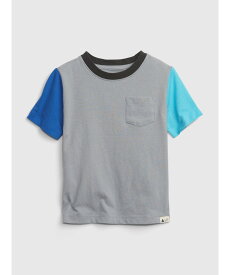 GAP (K)オーガニック ミックスマッチ Tシャツ (幼児) ギャップ トップス カットソー・Tシャツ ブルー グレー ピンク ベージュ ホワイト