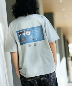 JOURNAL STANDARD 《予約》【SNOW PEAK * JOURNAL STANDARD】別注 UCCP Flat Burner Tshirt ジャーナル スタンダード トップス カットソー・Tシャツ グレー ホワイト【送料無料】