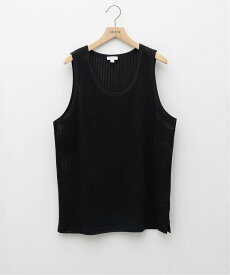 EDIFICE 【SUNSPEL / サンスペル】Linear Mesh Vest エディフィス トップス ノースリーブ・タンクトップ ブラック ブラウン【送料無料】