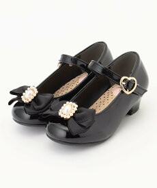 【SALE／30%OFF】ANY KIDS エナメルヒールパンプス エニィ シューズ・靴 パンプス ブラック ホワイト