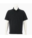 【SALE／20%OFF】BRIEFING GOLF CEメンズバイアスロゴジャガードポロ(リラックスフィット) ブリーフィング トップス ポロシャツ グリーン ブラック ホワイト【送料無料】