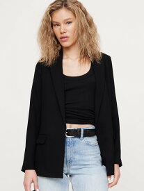 【SALE／64%OFF】BANANA REPUBLIC (W)ドレープツイル ブレザー バナナ・リパブリック ジャケット・アウター テーラードジャケット・ブレザー イエロー ブラック【送料無料】