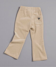 BREEZE 【あったか素材】DAISUKI カットコールフレアパンツ 10分丈 エフオーオンラインストア パンツ その他のパンツ ピンク ブラック ベージュ ブラウン グリーン パープル