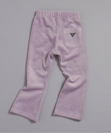 BREEZE 【あったか素材】DAISUKI カットコールフレアパンツ 10分丈 エフオーオンラインストア パンツ その他のパンツ ピンク ブラック ベージュ ブラウン グリーン パープル