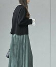 ふちどりレースニットカーディガン