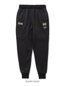 SY32 by SWEET YEARS DOUBLE KNIT EMBOSS CAMO SHIELD LOGO PANTS エスワイサーティトゥバイスウィートイヤーズ パンツ ジャージ・スウェットパンツ ブラック ホワイト【送料無料】