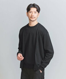 BEAUTY&YOUTH UNITED ARROWS 【WEB限定 WARDROBE SMART】KOUKIN ハイゲージ ニット ボタンレス カーディガン ビューティー＆ユース　ユナイテッドアローズ トップス カーディガン ブラック グレー グリーン【送料無料】