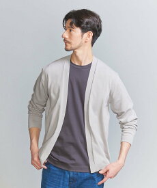 BEAUTY&YOUTH UNITED ARROWS 【WEB限定 WARDROBE SMART】KOUKIN ハイゲージ ニット ボタンレス カーディガン ビューティー＆ユース　ユナイテッドアローズ トップス カーディガン ブラック グレー グリーン【送料無料】