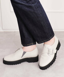 【SALE/20%OFF】artemis by DIANA 厚底ビジューバックルローファー アルテミス バイ ダイアナ シューズ・靴 ローファー グレー【送料無料】