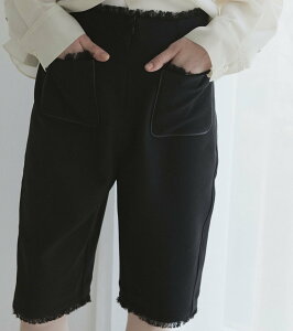 �ySALE�^40%OFF�zLE CIEL BLEU �c�C�[�h�J�v���p���c / Tweed Capri Pants ���V�F���u���[ �p���c ���̑��̃p���c �u���b�N�y���������z