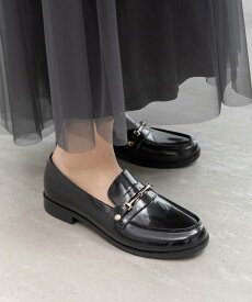 RANDA ビットローファーレインシューズ ランダ シューズ・靴 レインシューズ・ブーツ ブラック【送料無料】