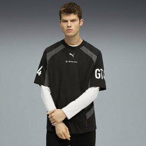 �ySALE�^30%OFF�zPUMA �����Y BMW MMS ���C�t�X�^�C�� ���� T�V���c �v�[�} �g�b�v�X �J�b�g�\�[�ET�V���c �u���b�N�y���������z