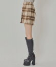 チェックタックショートパンツ