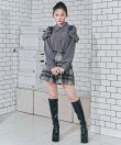 チェックタックショートパンツ