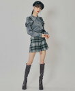 チェックタックショートパンツ