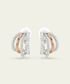 SWAROVSKI 【公式】【スワロフスキー】Hyperbola クリップイヤリング, ホワイト スワロフスキー アクセサリー・腕時計 イヤリング・イヤーカフ ホワイト【送料無料】