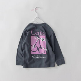 branshes 【DRC】アソートグラフィック長袖Tシャツ ブランシェス トップス カットソー・Tシャツ ホワイト グレー ピンク ブルー グリーン パープル