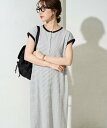【SALE／10%OFF】FREAK'S STORE 限定展開 ヘンリー ボタン フレンチ スリーブ ワンピース フリークスストア ワンピース・ドレス ワンピース ネイビー ブラウン ブラック グレー ベージュ ホワイト【送料無料】