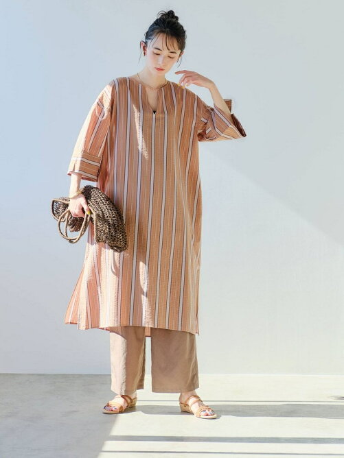 United Arrows Green Label Relaxing Cfc サッカー ストライプ カフタン ワンピース Rakuten Fashion 楽天ファッション 旧楽天ブランドアベニュー Cq3875