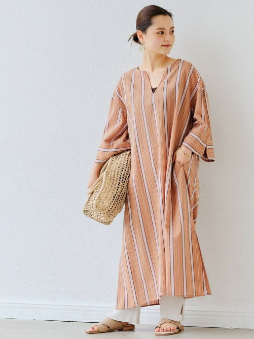 United Arrows Green Label Relaxing Cfc サッカー ストライプ カフタン ワンピース Rakuten Fashion 楽天ファッション 旧楽天ブランドアベニュー Cq3875