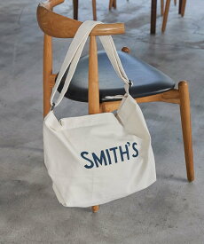 【SALE／10%OFF】coen SMITH'S(スミス)別注ビッグショルダーバッグ/メッセンジャーバッグ コーエン バッグ ショルダーバッグ ホワイト ブラック