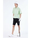 ストライプ ハーフスリーブ シャツアウター (MENS)