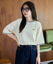 【SALE／60%OFF】FILA 別注 半袖 ライン ニット プルオーバー【限定展開】 25SS フリークスストア トップス ニット グリーン ブラック ベージュ