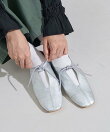 リボン フラットレザーシューズ 25AW