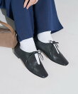 リボン フラットレザーシューズ 25AW