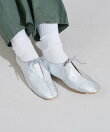 リボン フラットレザーシューズ 25AW