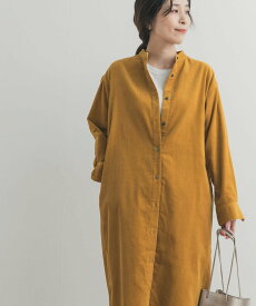 【SALE／30%OFF】URBAN RESEARCH DOORS 『WEB/一部店舗限定カラー』『UR TECH』コーデュロイシャツワンピース アーバンリサーチドアーズ ワンピース・ドレス ワンピース イエロー ブルー グレー オレンジ【送料無料】