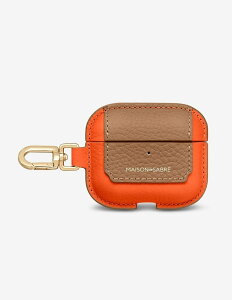 MAISON de SABRE �y�����zAirPods 3 �P�[�X�`���[�� ���]���h�T�u�� �t�@�b�V�����G�� �`���[���E�L�[�`�F�[�� �u���E�� �u���b�N�y���������z