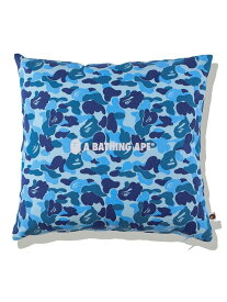 A BATHING APE ABC CAMO A BATHING APE SQUARE CUSHION M ア ベイシング エイプ インテリア・生活雑貨 クッション・クッションカバー ブルー グリーン ピンク【送料無料】