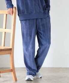 【SALE／60%OFF】B:MING by BEAMS MILLER x B:MING by BEAMS / 別注 ベロア イージー パンツ(セットアップ対応) ビームス アウトレット パンツ その他のパンツ ネイビー グレー