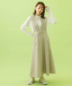 【SALE／50%OFF】Sonny Label 2WAYカーゴジャンパースカート サニーレーベル ワンピース・ドレス ワンピース ベージュ カーキ ブラック【送料無料】