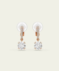 SWAROVSKI 【公式】【スワロフスキー】Stilla クリップイヤリング, ラウンドカット スワロフスキー アクセサリー・腕時計 イヤリング・イヤーカフ ホワイト【送料無料】