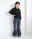 【KIDS/キッズ】裾チュール裏毛プルオーバー