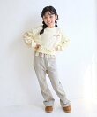 【KIDS/キッズ】裾チュール裏毛プルオーバー
