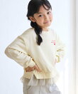 【KIDS/キッズ】裾チュール裏毛プルオーバー