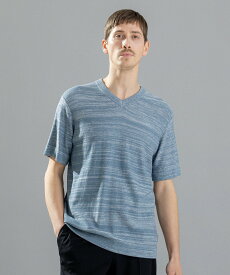 JOSEPH HOMME シャイニースラブブークレ ニットTシャツ ジョゼフ オム トップス ニット ブルー グレー ブラック【送料無料】