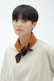 MHL. FINE COTTON PLAINWEAVE マーガレット・ハウエル ファッション雑貨 スカーフ・バンダナ ブラウン グレー【送料無料】