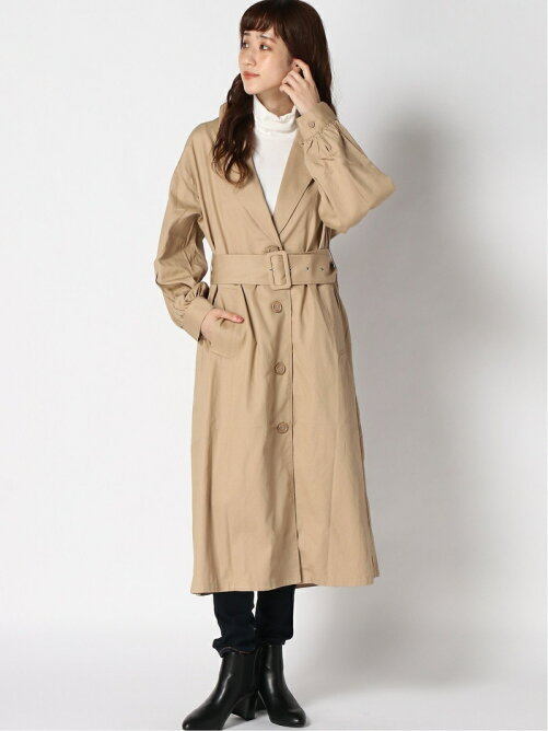 Ranan ボリューム袖大人トレンチコート Rakuten Fashion 楽天ファッション 旧楽天ブランドアベニュー Bf0878