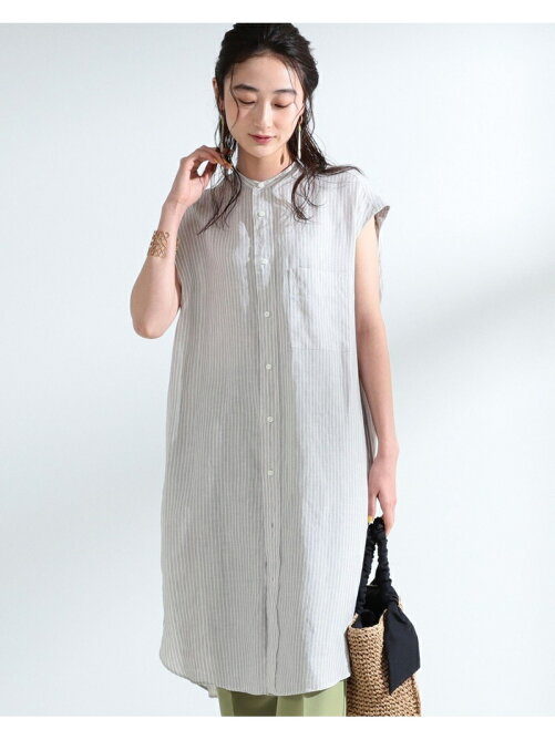 Beams Women Gymphlex Ray Beams 別注 ストライプ ノースリーブ ワンピース Rakuten Fashion 楽天ファッション 旧楽天ブランドアベニュー Ch6878